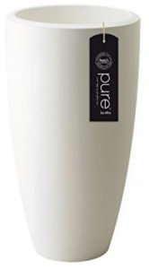 Pot Pure Soft Round High - Elho - blanc - 30 cm
