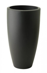 Pot Pure Soft Round High - Elho - gris anthracite - 30 cm