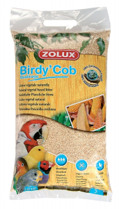 Litière végétale pour oiseaux Birdy'cob 5 L - Zolux