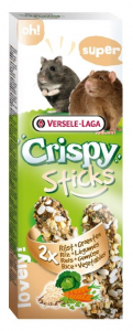 Sticks Crispy Riz & Légumes pour Hamsters et rats - Versele-Laga - 110 g