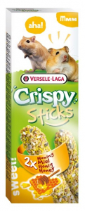Sticks Crispy Miel pour Hamsters et gerbilles - Versele-Laga - 110 g