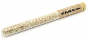 Sésame blanc grain en tube - Le Monde en tube - 20 gr