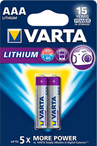 Piles Lithium AAA - Varta