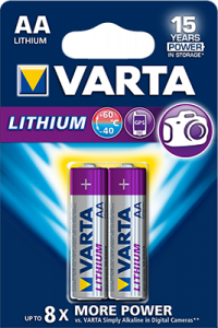 Piles lithium AA - Varta