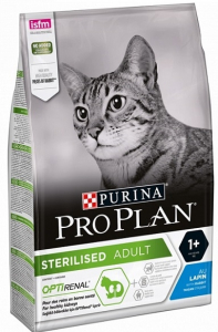 Croquettes pour chats adult Sterilised Optirenal - Proplan - Lapin - 3 kg