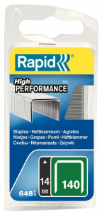 Agrafes High Performance - Rapid - N4 - 14 mm - x 648 pièces