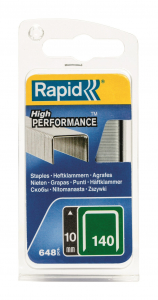 Agrafes High Performance - Rapid - N4 - 10 mm - x 648 pièces