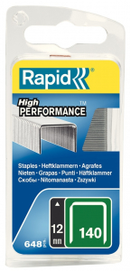 Agrafes High Performance - Rapid - N4 - 12 mm - x 648 pièces