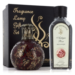 Coffret cadeau lampe à parfum + fragrance - Ashleigh & Burwood - Dragon's eye + Rose antique