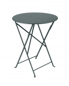 Table pliante Bistro - Fermob - Ø 60 cm - Gris Orage