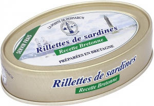Rillettes de sardines recette bretonne - La Pointe de Penmarc'h - 115 gr