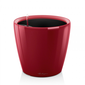Pot Classico LS 21 - All in One Set - Lechuza - Ø 21 x h 20 cm - Rouge scarlet brillant