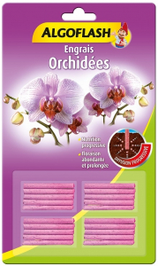 Bâtonnets engrais orchidées - Algoflash- Lot de 20