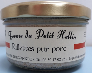 Rillettes pur porc - La Ferme du Petit Hellin - 140 gr