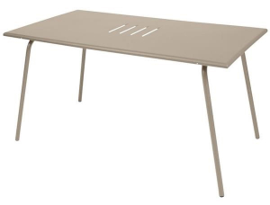 Table Monceau - Fermob - 146 X 80 X H 74 cm - Métal - Muscade