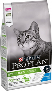 Croquettes pour chats adult Sterilised Optirenal - Proplan - Lapin - 1.5 kg