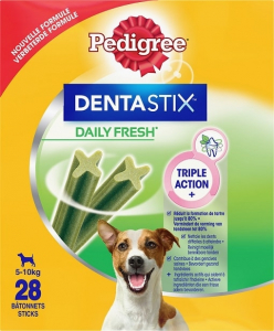 Dentastix fresh Bâtonnets hygiène bucco-dentaire pour petits chiens - Pedigree - 28 sticks