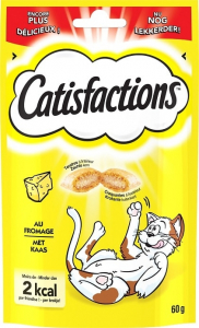 Friandises pour chats et chatons - Catisfactions - fromage - 60 gr