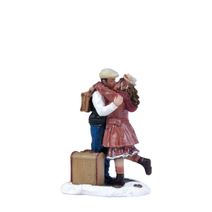 Figurine baiser d'adieu - 4,5X3,5X6,5 cm   - Luville