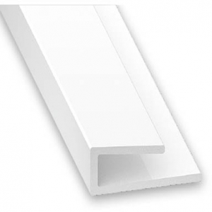Finition pour panneaux PVC blanc CQFD - 14x6x10 L 1m 