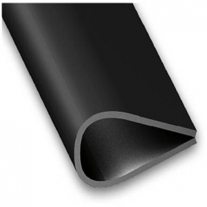 Serre feuillet PVC noir CQFD - 15 mm L 1m 