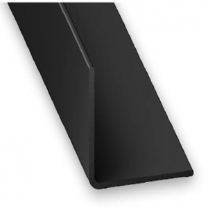 Cornière PVC noir CQFD - 20x20 L 1m  