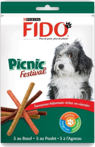 Friandises pour chien Picnic Festival - Fido - BoeufPouletAgneau - 126 gr - x15 