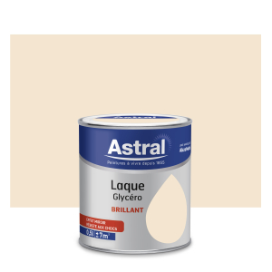 Peinture Laque Glycéro - Astral - Brillant - Blanc cassé - 0.5 L 
