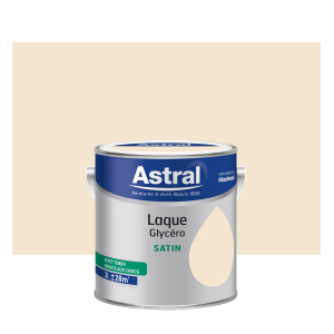 Peinture Laque Glycéro - Astral - Satin - Blanc cassé - 2 L 