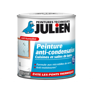 Peinture anti-condensation - Peintures Julien - Pour cuisines et salles de bains - 0.5 L
