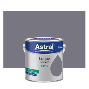 Peinture Laque Glycéro - Astral - Satin - Gris anthracite - 2 L 