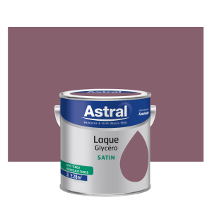 Peinture Laque Glycéro - Astral - Satin - Aubergine - 2 L 