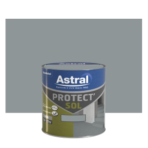 Peinture Protect'sol - Astral - Satin  - Gris ciment - 0.5 L 