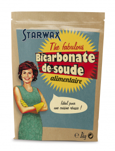 Bicarbonate de soude alimentaire - Starwax - Sac de 1 Kg
