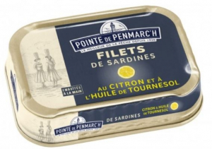 Filets de sardines au citron et à l'huile de tournesol - La Pointe de Penmarc'h - 100 gr