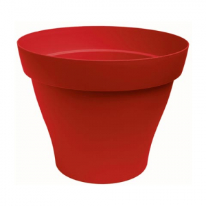 Pot rond Roméo - Poetic - rouge -  40 cm