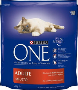 Croquette pour chat adulte Bifensis Dual Defense - Purina One - Boeuf - 1.5 kg