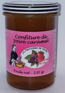 Confiture poire caramel - La Ferme Fruitière - 230 gr