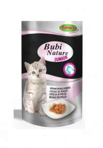Bubi Nature au Poulet pour Chats Junior - Bubimex - Sachet de 70 g