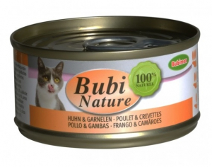 Bubi Nature Poulet & Crevettes pour Chats - Bubimex - 70 g