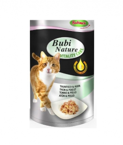 Bubi Nature Vitality Care pour Chats - Bubimex - Thon & Poulet - Sachet de 70 g