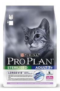 Croquette pour chats senior adult 7+ sterilised Longevis - Proplan - dinde - 1.5 kg