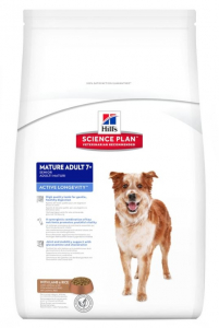 Aliment chien Science Plan Canine Mature Adult 7+ Medium Active Longevity à l'Agneau et au riz - Hill's - 12 Kg