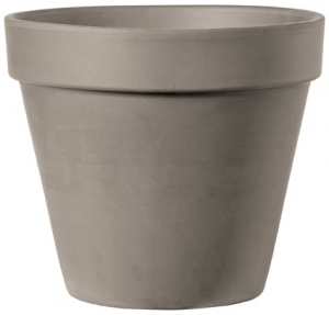 Pot rond horticole - Deroma - graphite - 23 cm