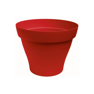 Pot rond Roméo - Poetic - rouge -  17 cm