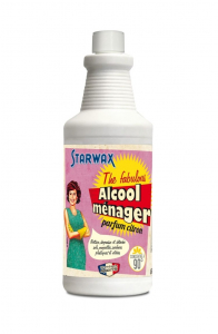 Alcool ménager 90° - Starwax - Citron - 800 ml