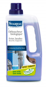 Déboucheur biologique pour canalisations - Starwax - Bidon de 1 L