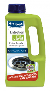Entretien avec Javel pour canalisations - Starwax - Bidon de 1 L