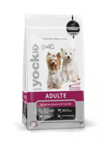 Croquettes Yock Nutrition - Petits chiens adultes - 7.5 kg