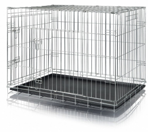 Cage de transport galvanisée - Trixie -  109 × 79 × 71 cm